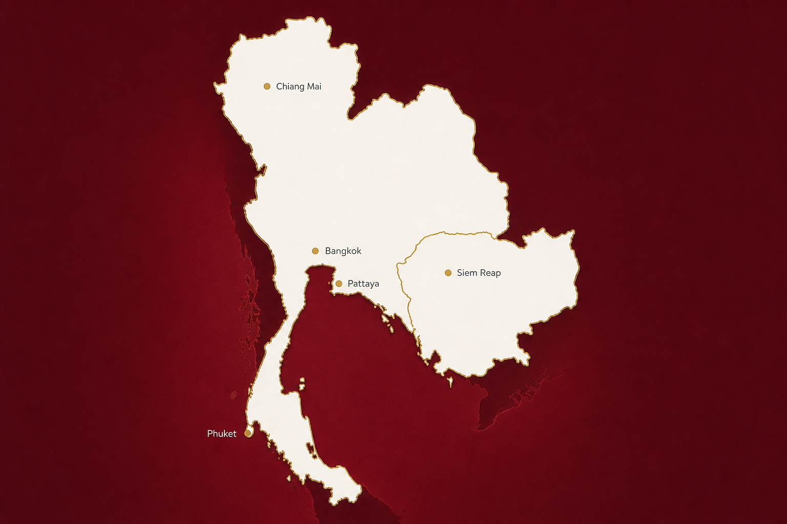 Our distribution across Thailand and Cambodia